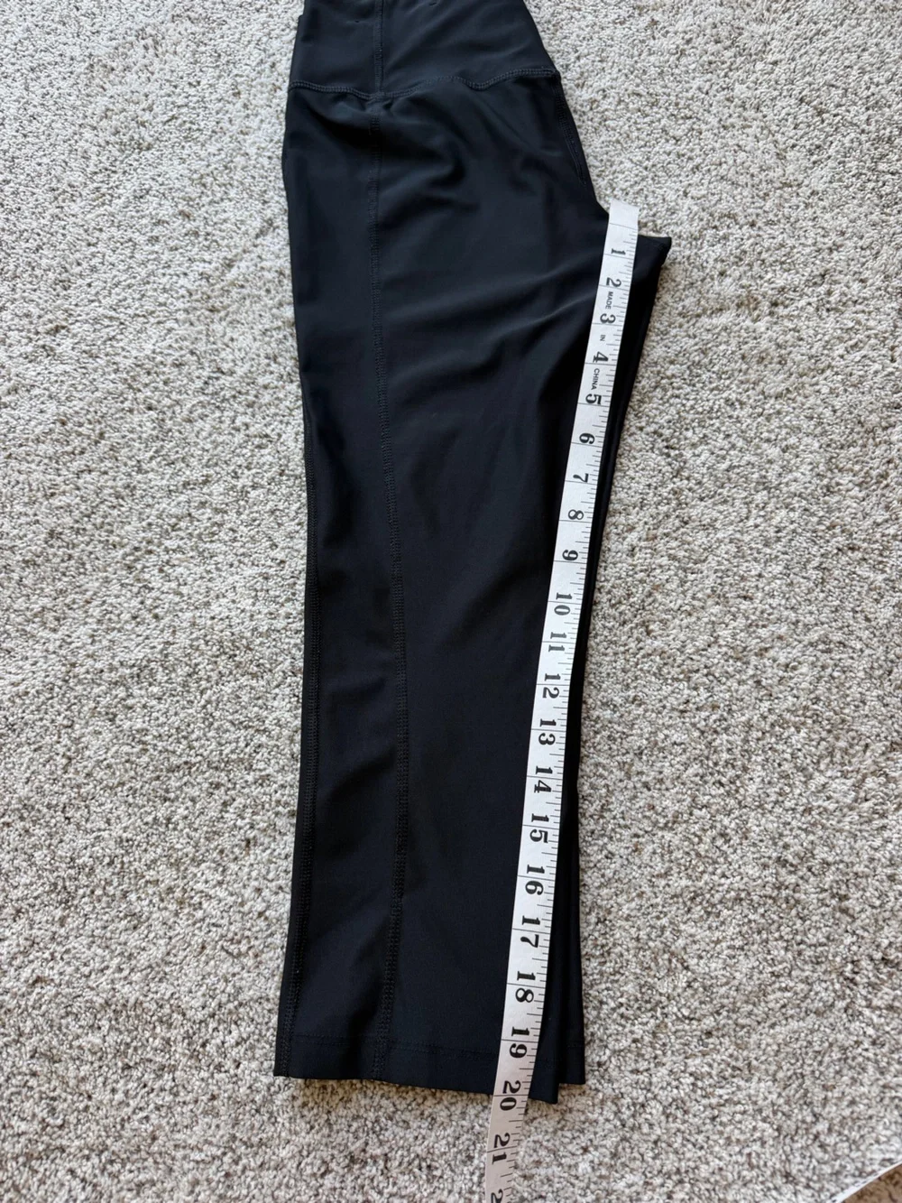 Nike Dri-FIT Black High Rise Cropped Athletic Leggings Small Yoga Running